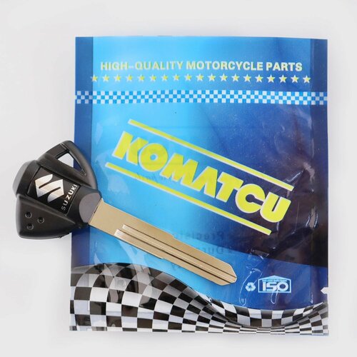 Ключ замка зажигания (заготовка) Suzuki (черный) 