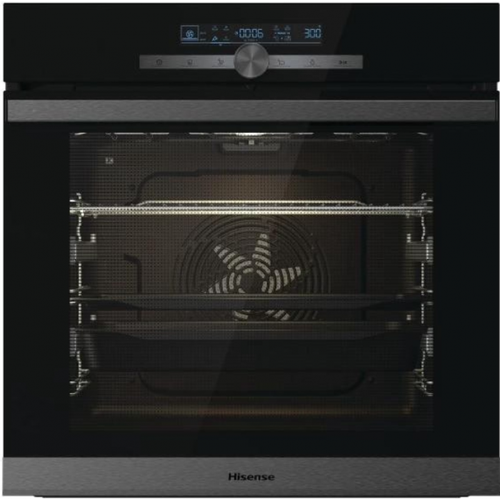 Электрический духовой шкаф с паром Hisense BSA65334PG черный 6076300₽