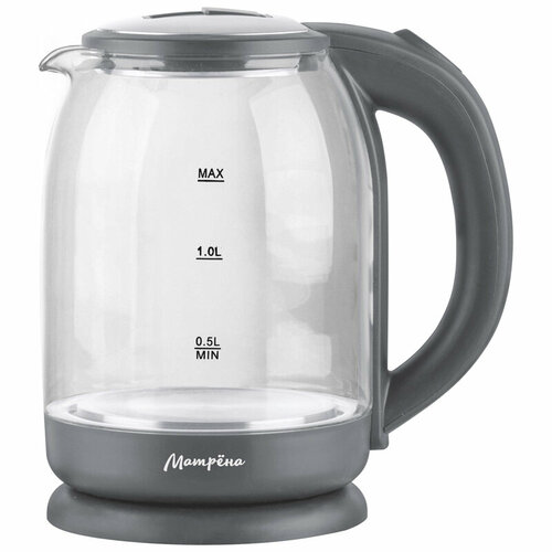 Чайник матрёна MA-154 электрический 18 л стекло серый 178600₽