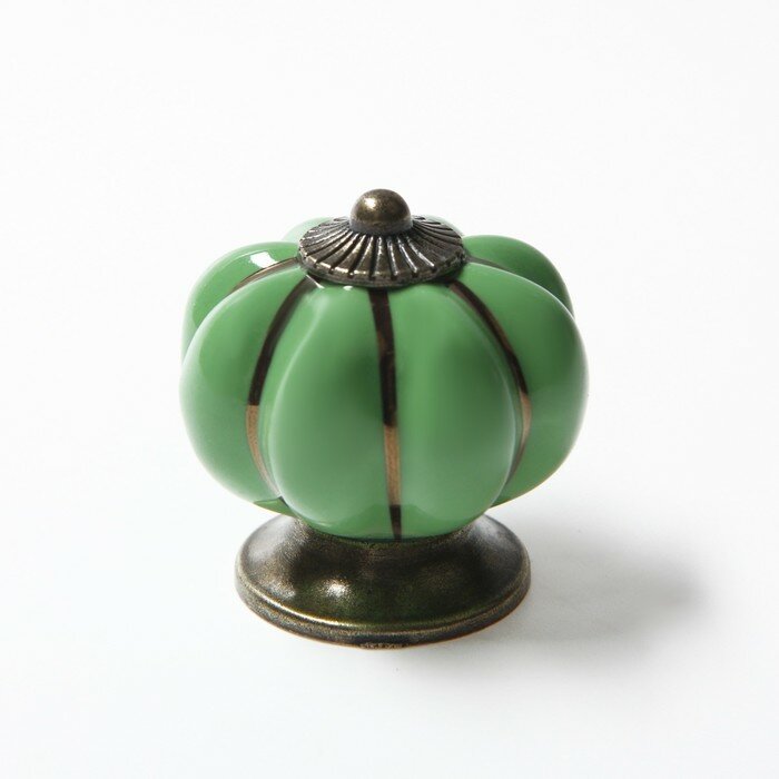 Ручка-кнопка Ceramics 001 керамическая фисташковая