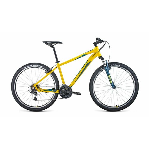 Велосипед FORWARD APACHE 27,5 1.0 (2021) (Велосипед FORWARD APACHE 27,5 1.0 (27,5 21 ск. . 19) , желтый/зеленый, RBKW1M67Q011) велосипед forward apache 27 5 2 0 disc 2021 велосипед forward apache 27 5 2 0 disc 27 5 21 ск 21 синий зеленый rbkw1m37g031
