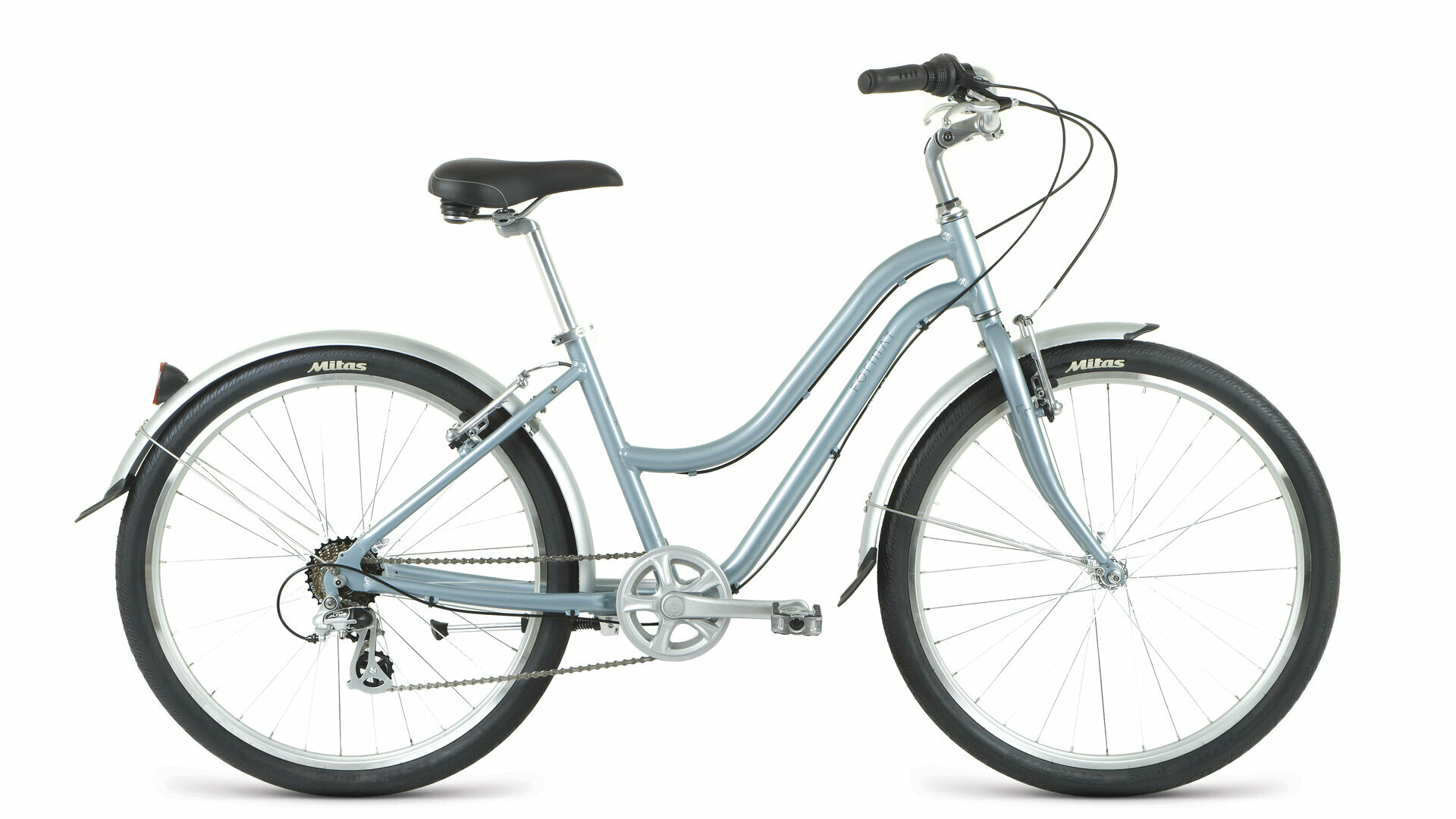 Велосипед FORMAT 7733 (26" 7 ск. рост. OS) 2023, серый