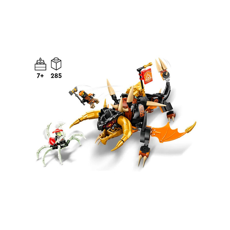 Конструктор LEGO Ninjago 71782 Cole’s Earth Dragon EVO