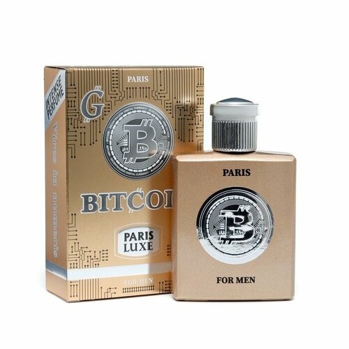 Туалетная вода мужская Bitcoin G Intense Perfume, 100 мл мужская футболка bitcoin mood l синий