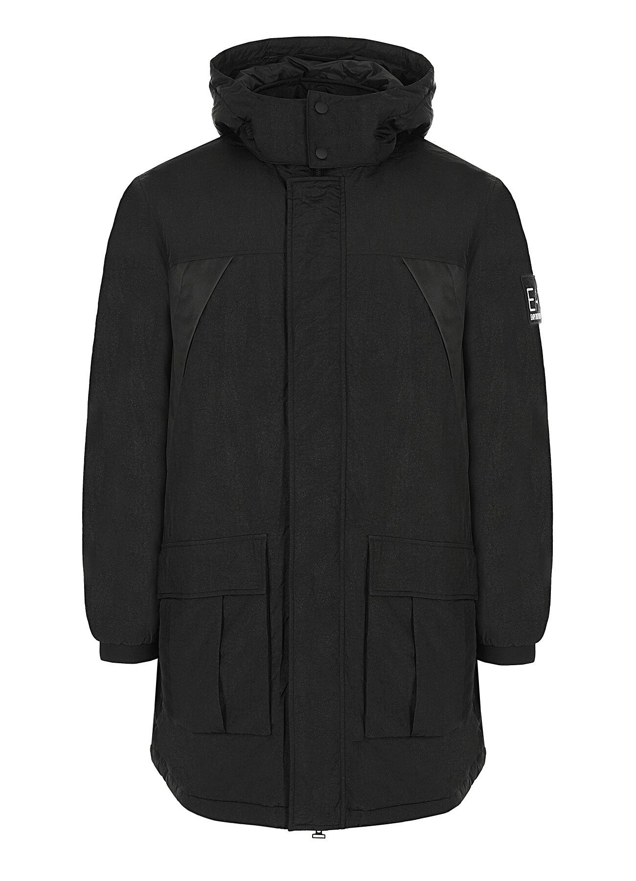 Пальто EA7 EMPORIO ARMANI, размер M, черный
