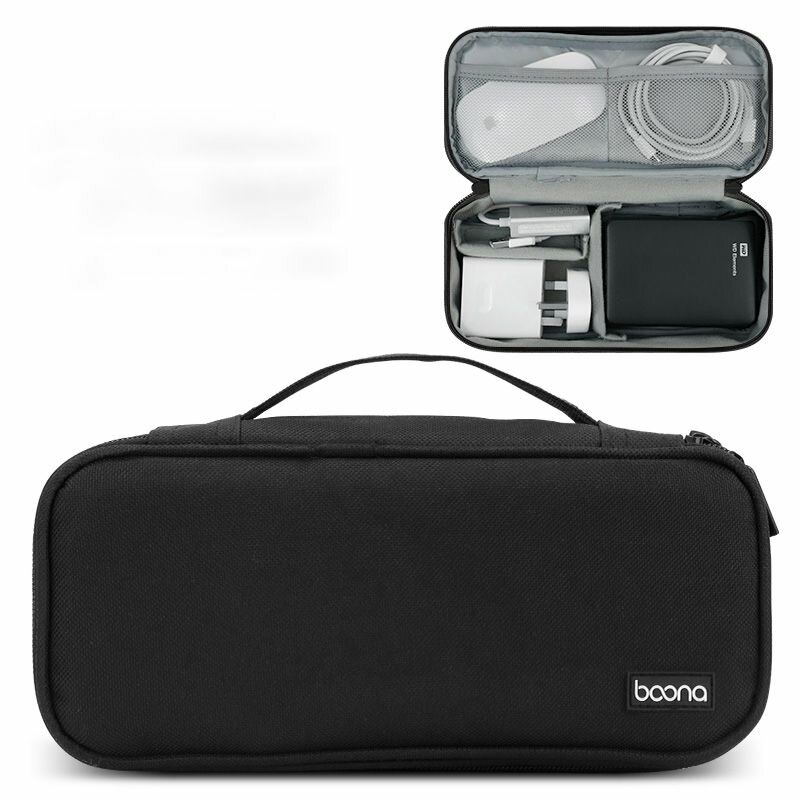 фото Органайзер для хранения / Сумка для документов и кабелей / Органайзер дорожный BAONA 24см x 10,5см x 6см