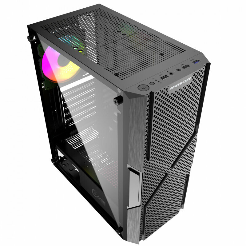 Корпус POWERCASE Mistral T4B LED 4x120mm CMITB-L4 — фото 2