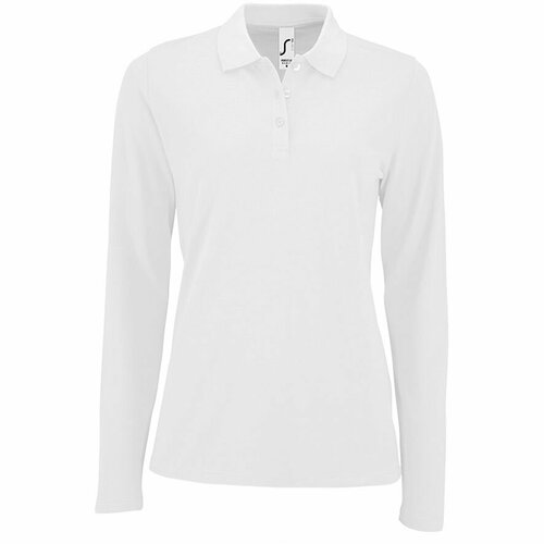 Поло Sol's, размер L, белый рубашка женская с коротким рукавом elite белая размер l