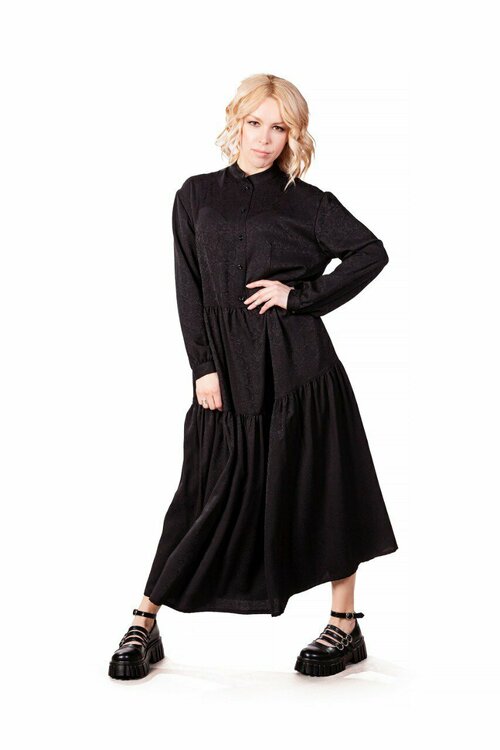 Платье MILAMAR, размер 44, черный