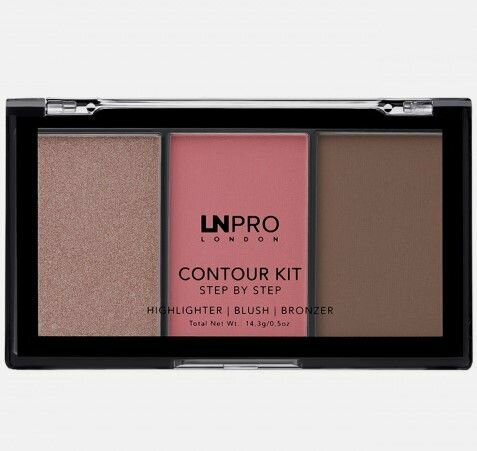 LN PRO набор для контурирования лица Contour kit step by step, тон 05