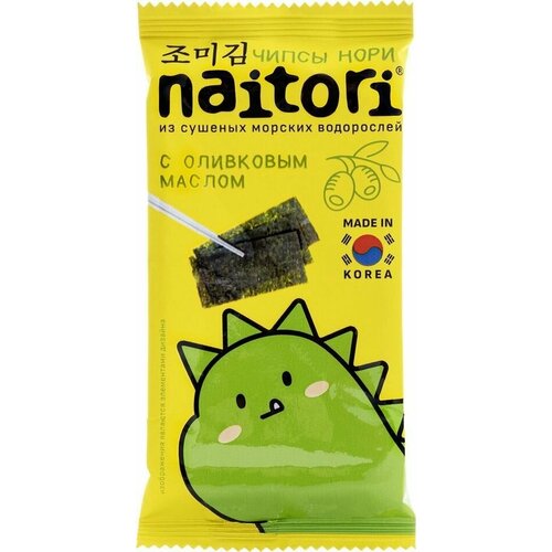 Чипсы Naitori Нори с оливковым маслом 3г