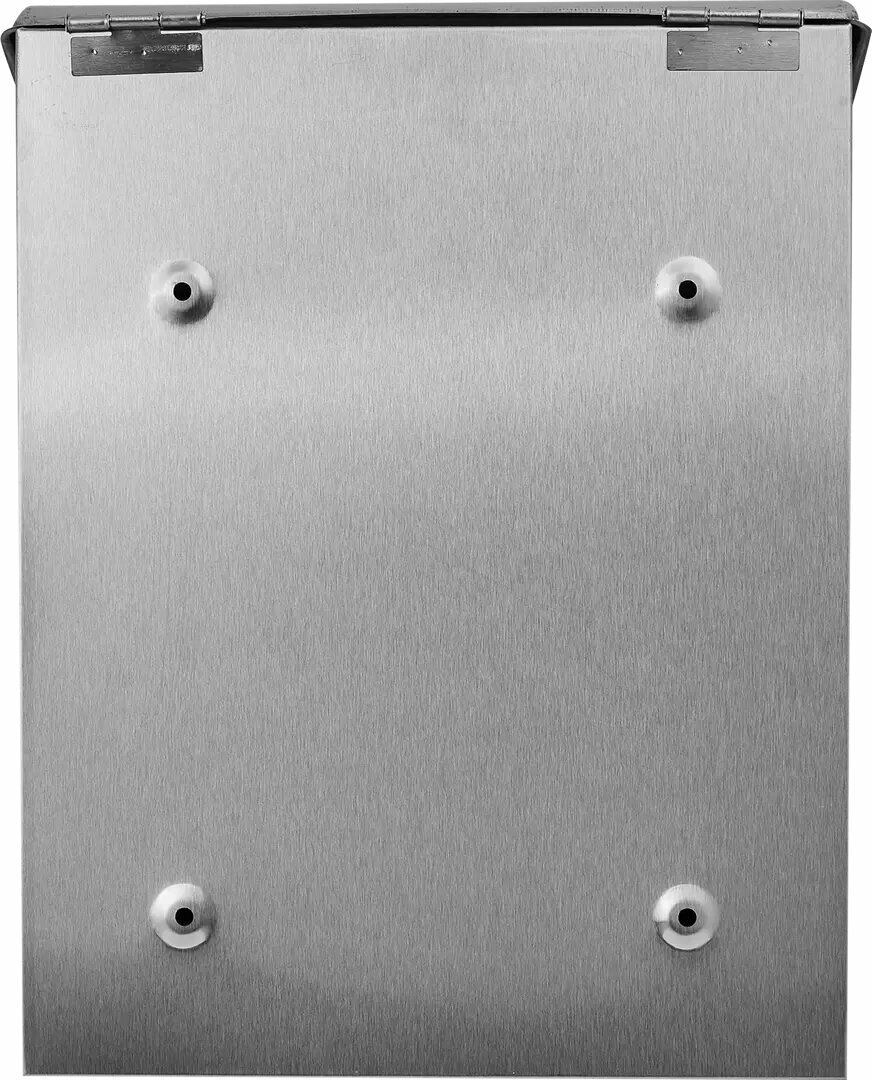 Почтовый ящик Standers 26.3x33.3x12.3 см нержавеющая сталь цвет серый - фотография № 4