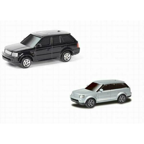 1:64 Range Rover Sport, (2 в асс: серый, черный), 9 см, металлическая машинка Uni Fortune 344009S
