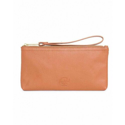 фото Сумка клатч herschel, фактура тиснение, коричневый