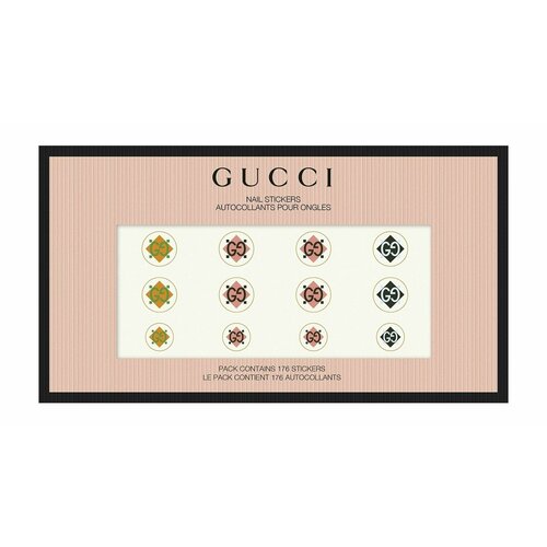 Набор стикеров для маникюра Gucci Nail Art Stickers