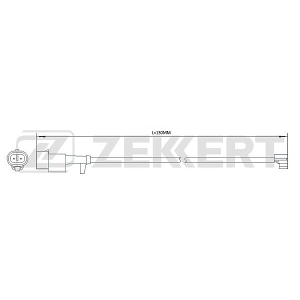 ZEKKERT bs-8059 (42555634 / 42567353) датчик износа тормозных колодок iveco daily IV V 09-