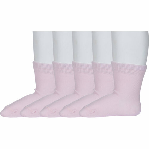 фото Носки rusocks 5 пар, размер 12-14, розовый