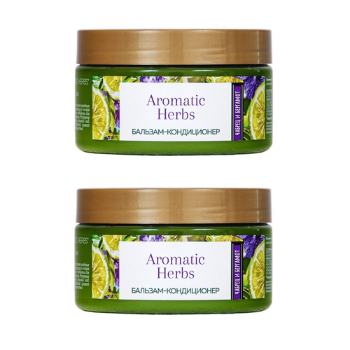 Romax Бальзам-Кондиционер Чабрец и Бергамот Aromatic Herbs, 300 гр, 2 шт