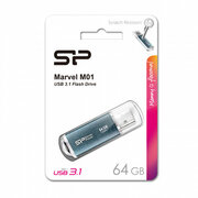 Флешка USB 3.0 Silicon Power 64 ГБ Marvel M01 ( SP064GBUF3M01V1B )