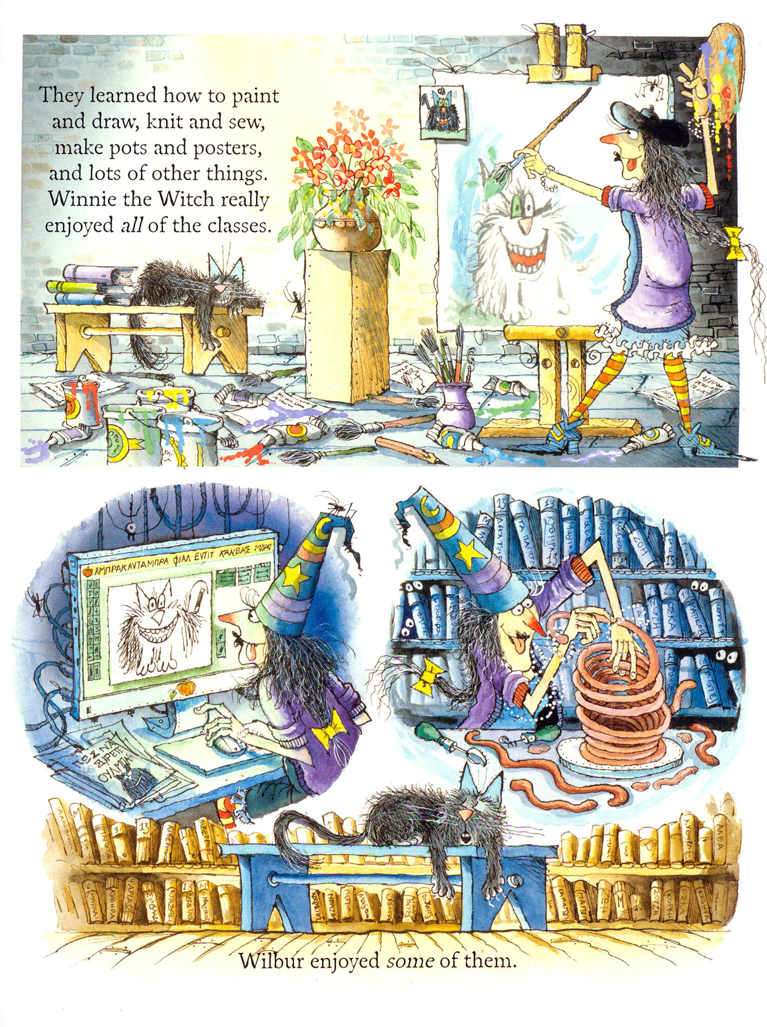 Thomas Valerie "Winnie and Wilbur: The Big Bad Robot" офсетная - фото №6