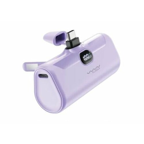 Внешний аккумулятор доп акб повербанк Vyvylabs Q05 5000mAh фиолетовый 349900₽