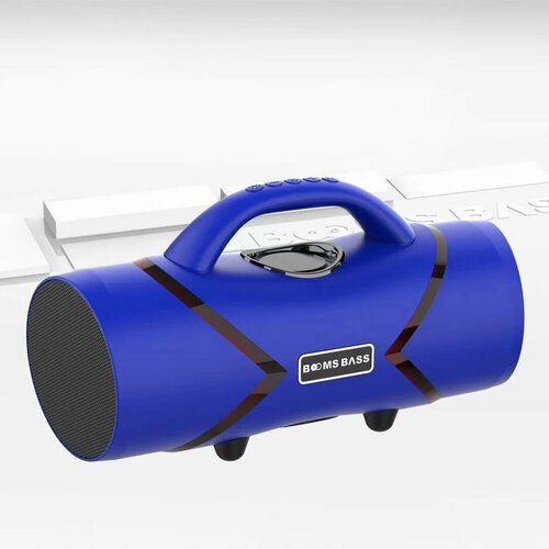 Колонка портативная музыкальная bluetooth беспроводная с блютуз BOOMS BASS L20 FM радио USB MicroSD AUX 255000₽