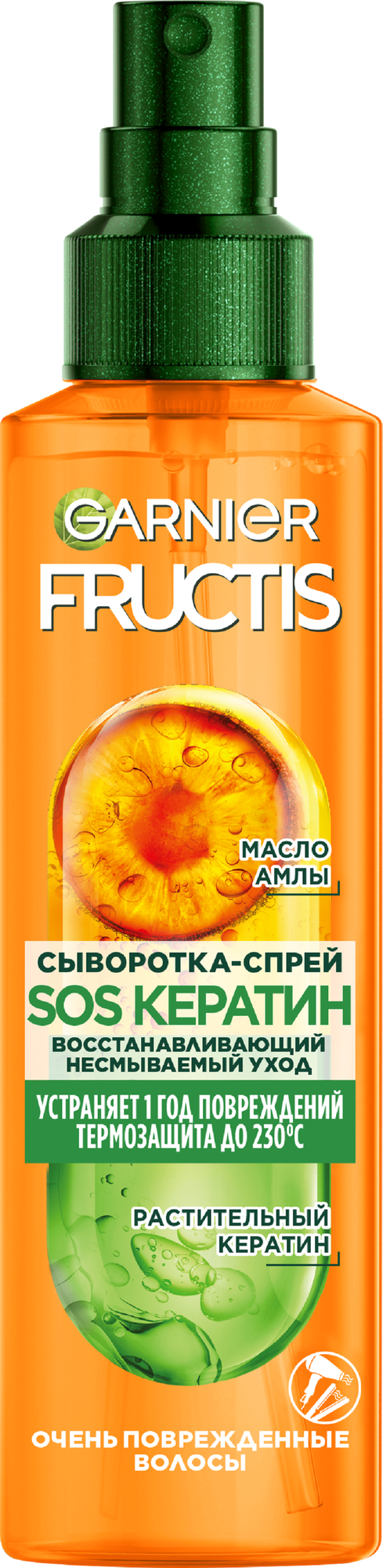 Сыворотка-спрей для волос Garnier Fructis SOS Кератин 200мл - фото №10