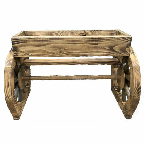 Садовая фигура цветник деревянный маленький 40*60