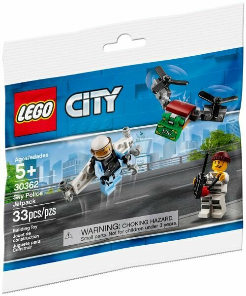 Конструктор LEGO City 30362 Sky Police Jetpack polybag