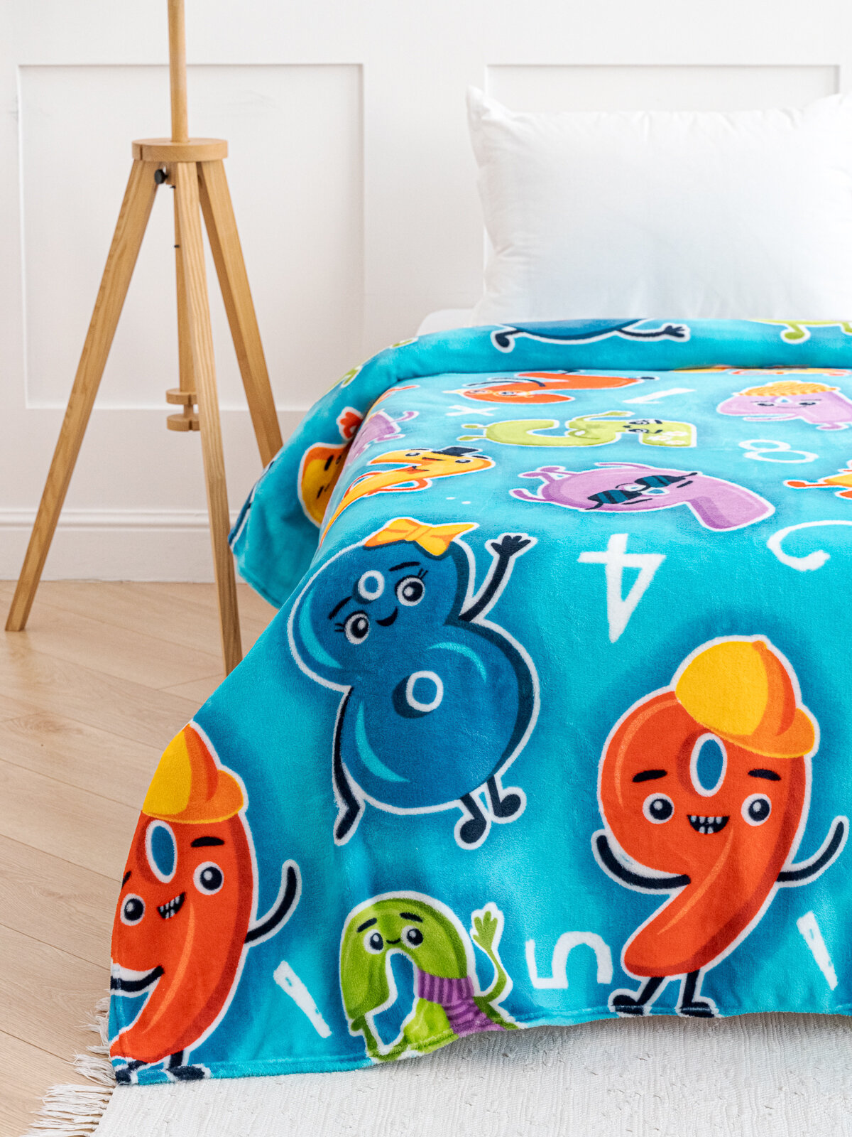 Плед 150х200 детский Павлинка Цифры — фото 1