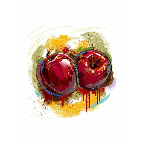 Постер "Красочные яблоки"