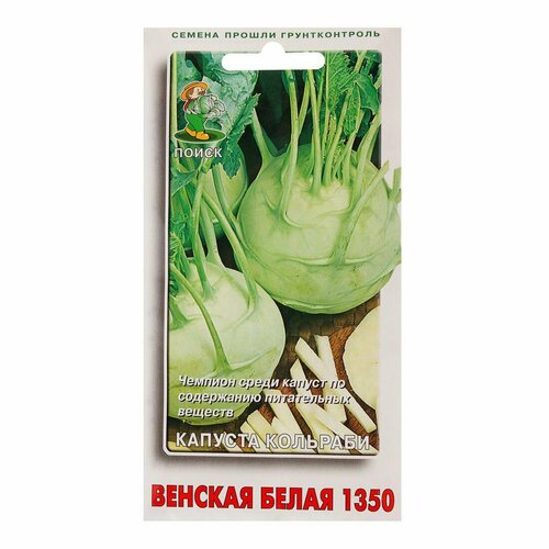 Семена Капусты кольраби Венская белая семена капуста кольраби венская белая 1350 0 5 гр