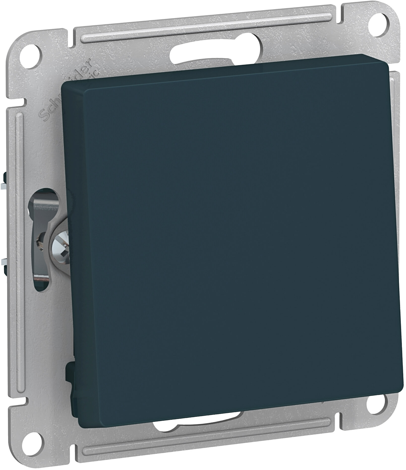 фото Механизм выключателя/переключателя проходного Systeme Electric AtlasDesign одноклавишный изумруд