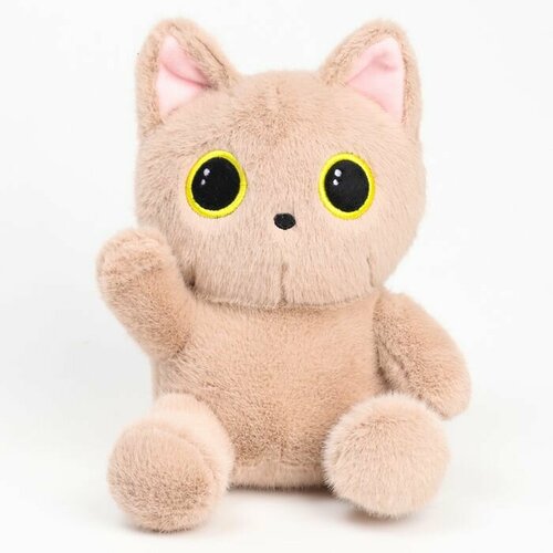 Мягкая игрушка Кот 20 см цвет бежевый 1464₽