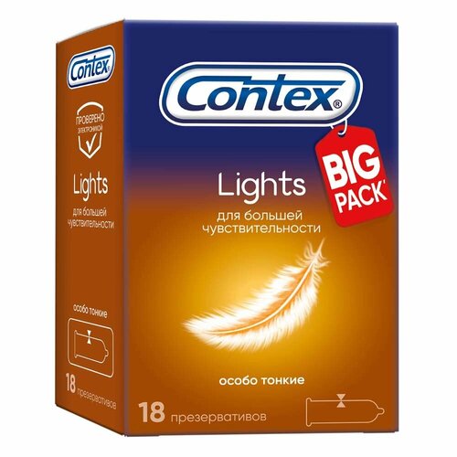 Contex презервативы lights особо тонкие 18 шт 3уп contex презервативы light особо тонкие 18 contex презервативы