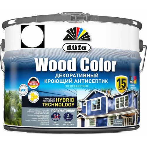 Антисептик кроющий WOOD COLOR маренго 0,9 л Dufa