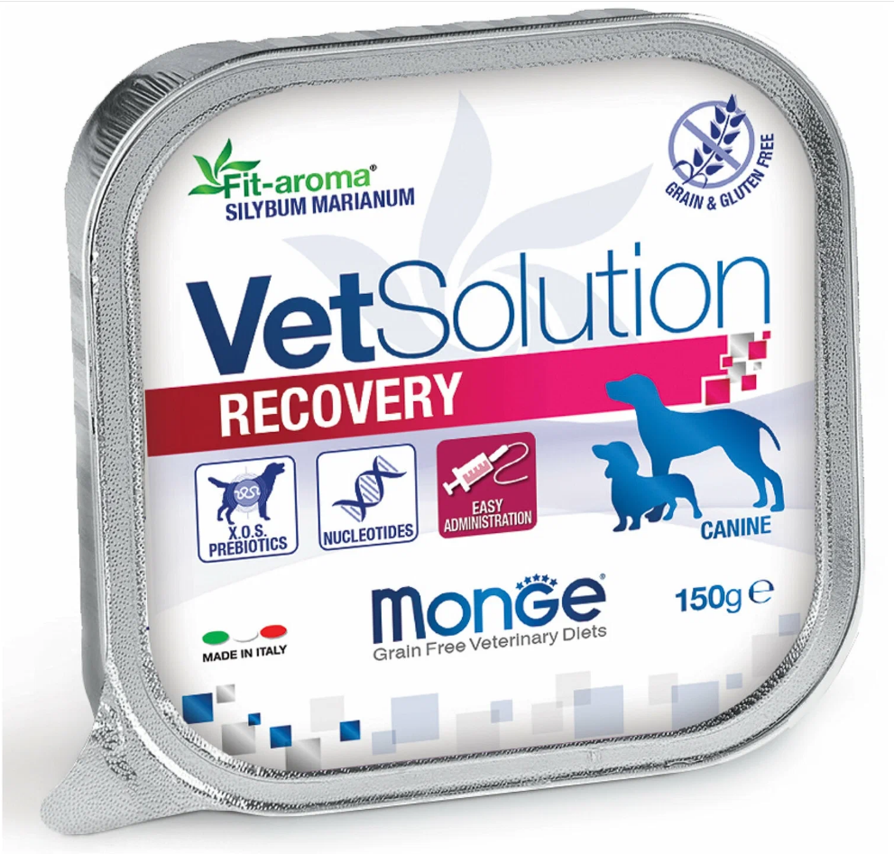 Monge VetSolution Dog Recovery влажная диета для собак Рекавери, 6шт. х 150 г