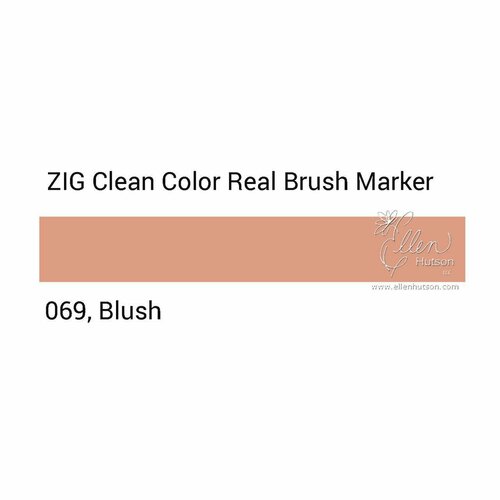 Маркер акварельный с кистью брашпен ZIG Clean Color Real Brush- штучно - цвет - 069