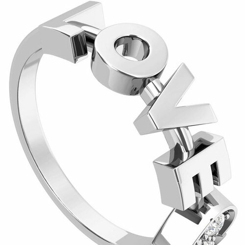 Кольцо КарСаМаН, серебро, 925 проба, размер 18, серебряный