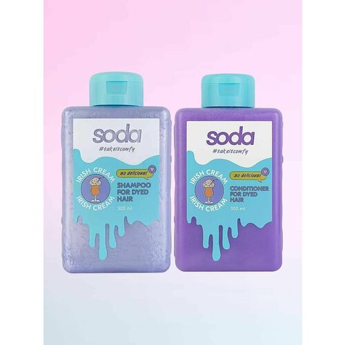 SODA Набор 4 Кондиционер шампунь для окрашенных Irish Cream 651₽