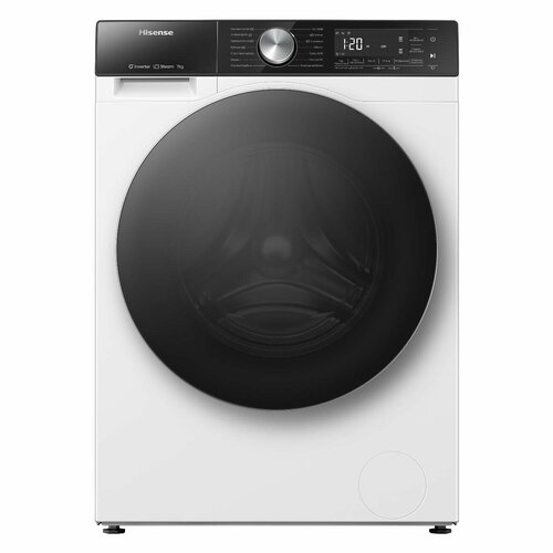 Стиральная машина узкая Hisense WF5S7041BW стиральная машина hisense wfqp7012vm белый