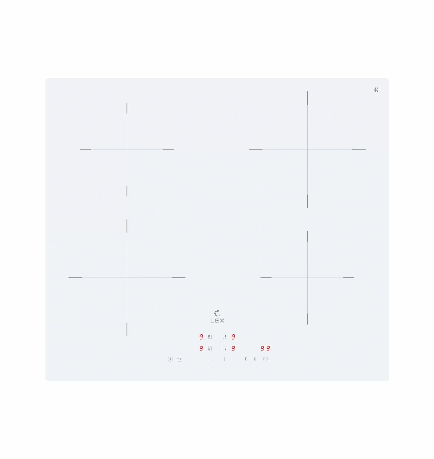 фото Варочная панель индукционная LEX EVI 640A WH