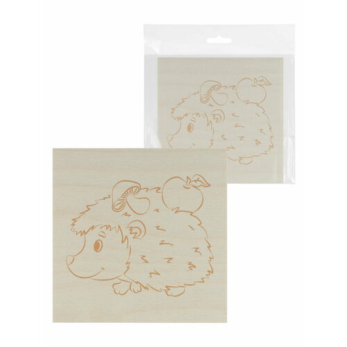 Доска для выжигания набор 5ШТ 150Х150 животные пакет TDM 1183₽