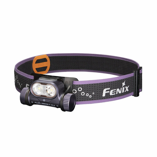 Налобный фонарь Fenix HM65R-T V2.0 фиолетовый, HM65R-TV20pu налобный фонарь fenix 1600 lumen hm61rv20