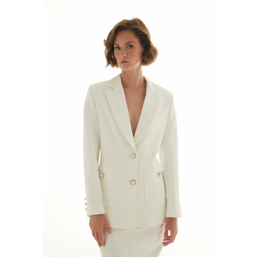 Пиджак LeNeS brand, размер 44, белый