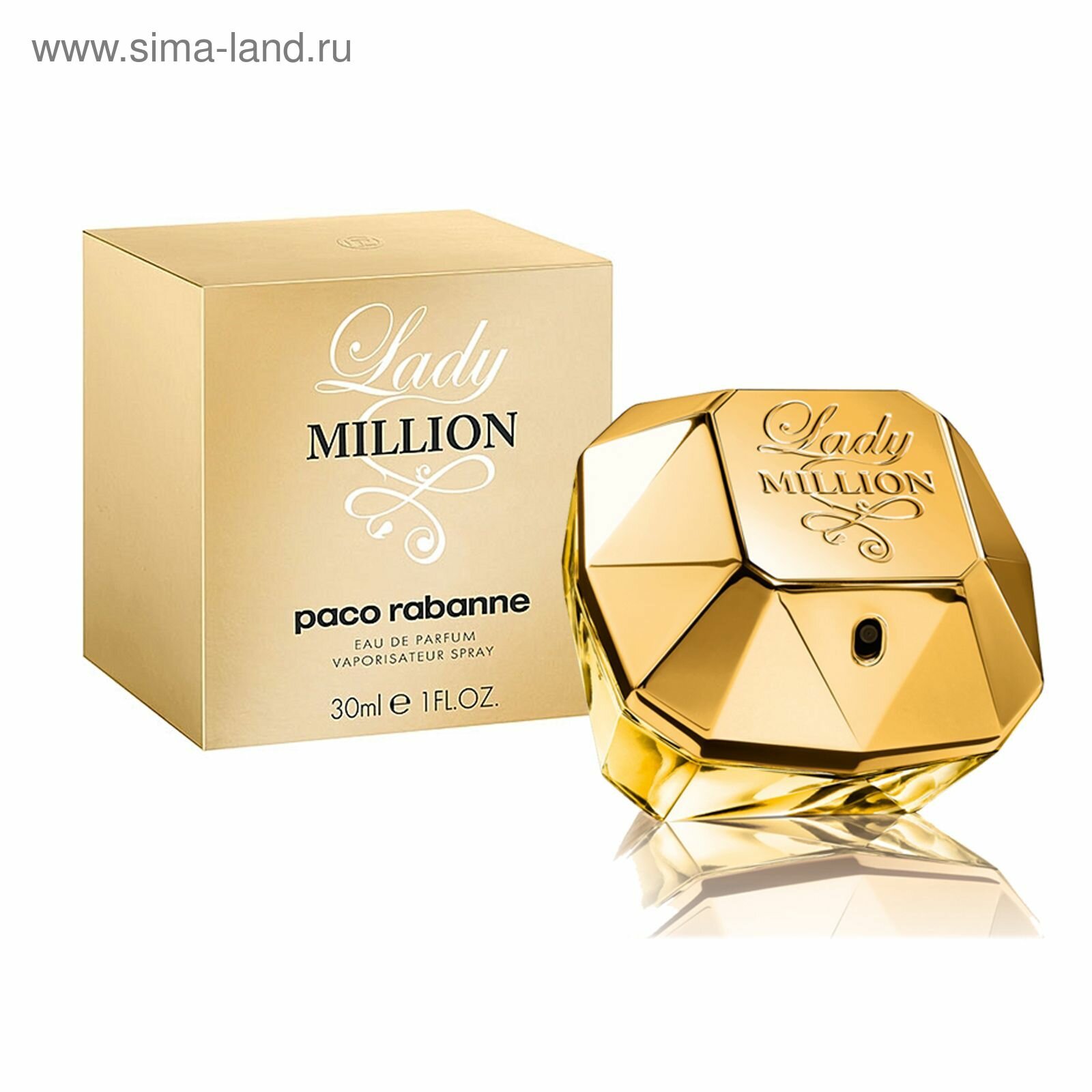 Парфюмерная вода Lady Million, 30 мл