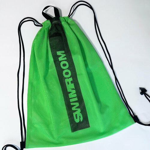 Мешок-рюкзак для бассейна и хранения спортивного инвентаря, увет ярко-зеленый