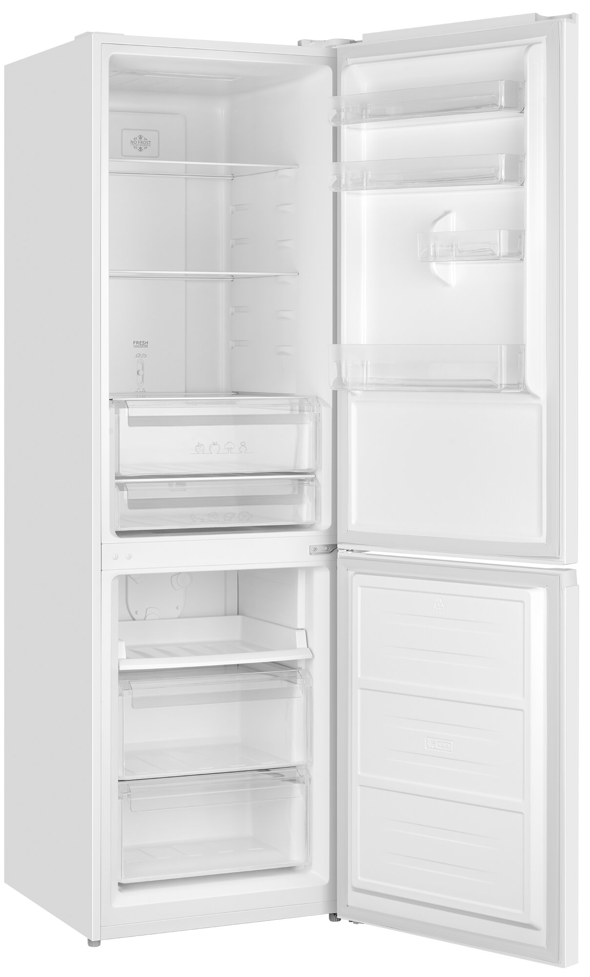 Отдельностоящий холодильник с инвертором Weissgauff WRK 2000 Total NoFrost Inverter White - фотография № 6