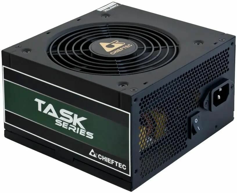 Блок питания CHIEFTEC Task TPS-500S, 500Вт, 120мм, черный, retail