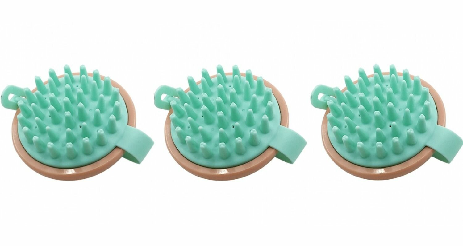 MASIL Mexanik massaj apparati MASIL HEAD CLEANING MASSAGE BRUSH, 3 dona